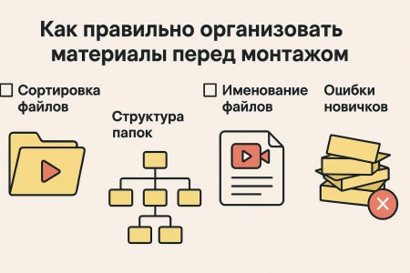 Как правильно организовать материалы перед монтажом